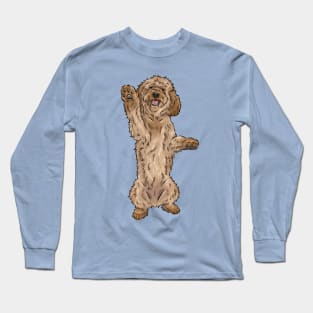 Cute Apricot Cockapoo Dog Long Sleeve T-Shirt